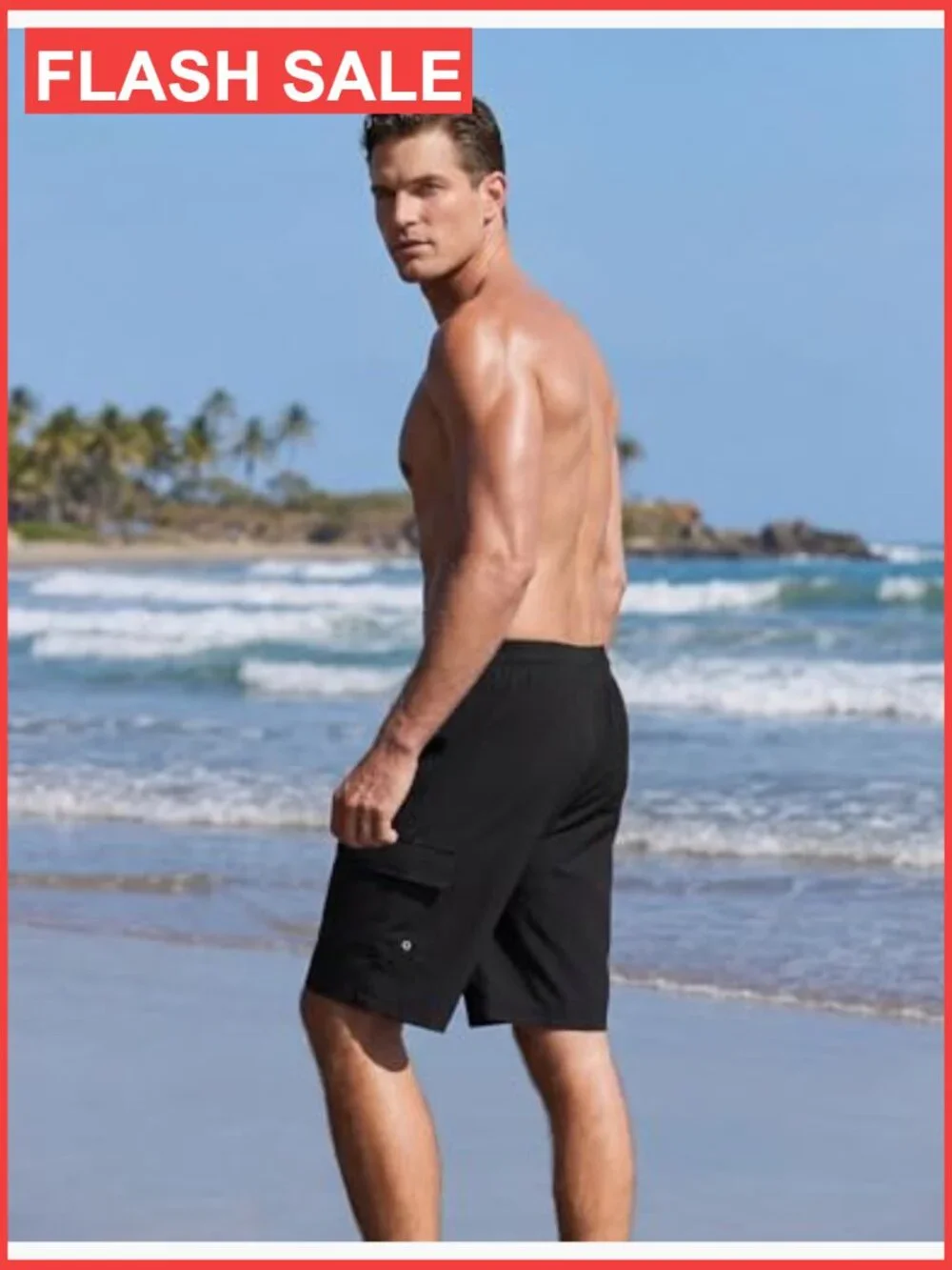 Men's Quick Dry 2-in-1 Swim Trunks with Compression Liner and Pockets S-2XL